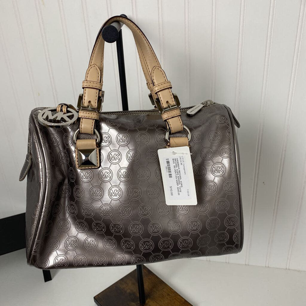 MICHAEL KORS BARREL TOTE BAG