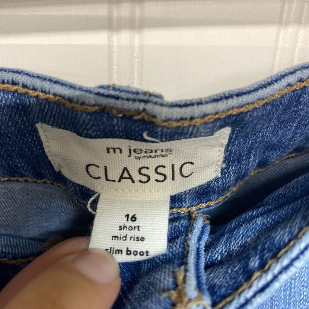 MID RISE SHORT JEANS
