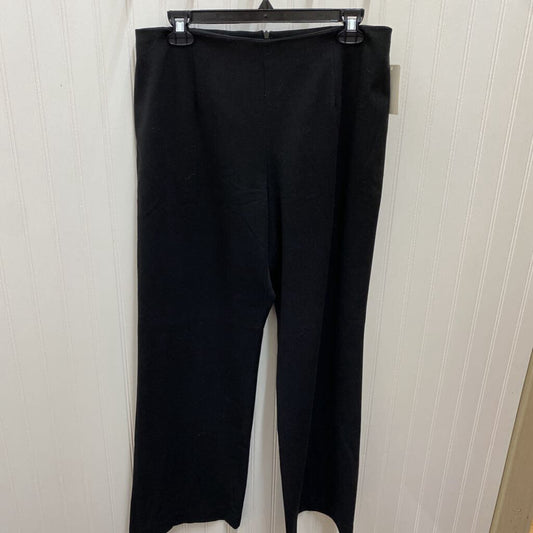 WIDE LEGGED W/BACK ZIPPER