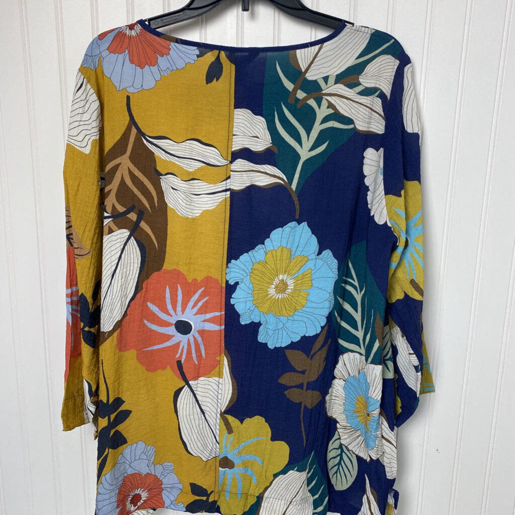 FLORAL LONG SLEEVED