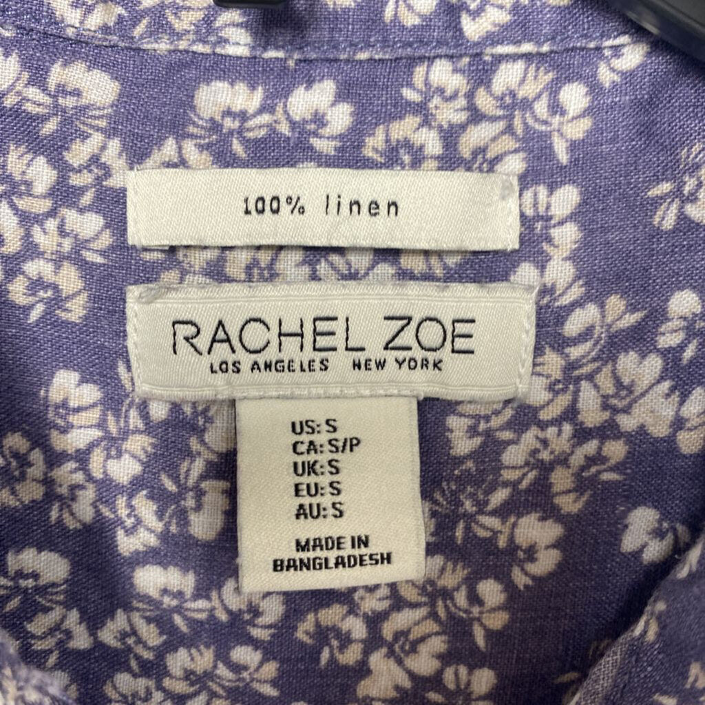SHORT SLEEVE LINEN BUTTON UP