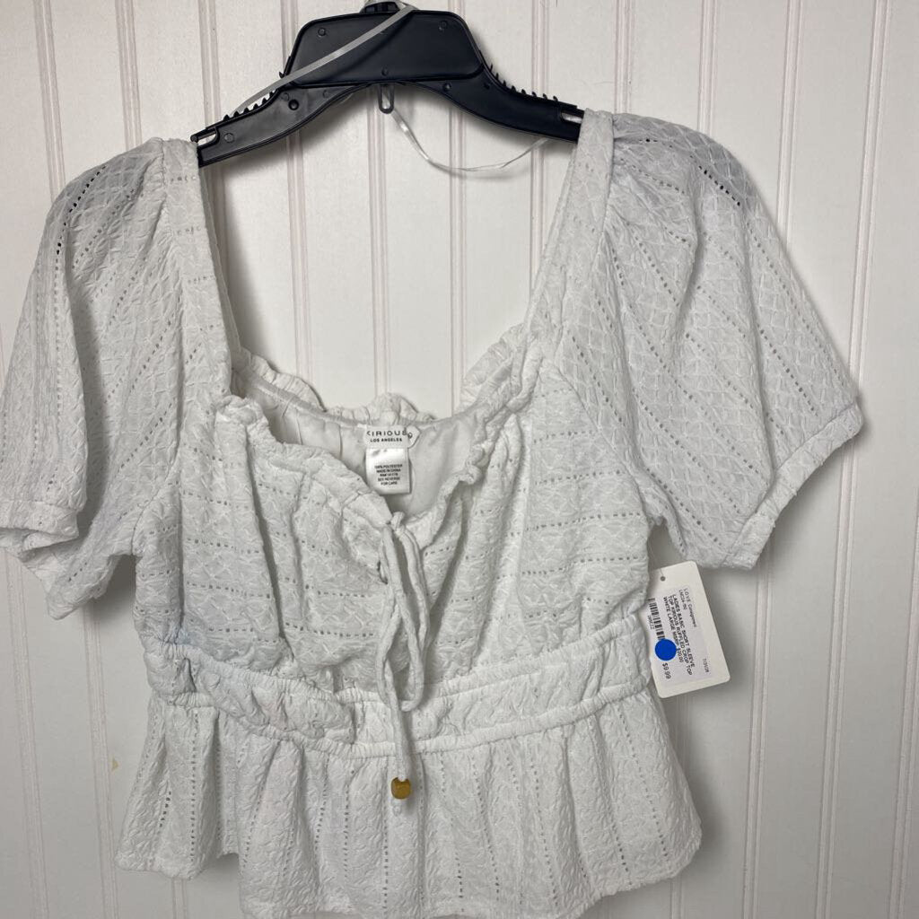 RUFFLED CROP TOP