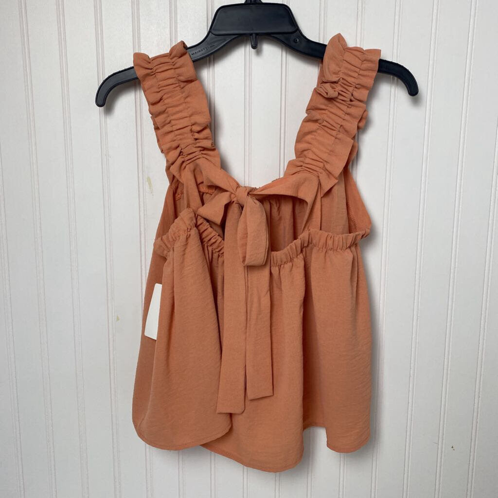 TIE IN BACK SLEEVLESS TOP