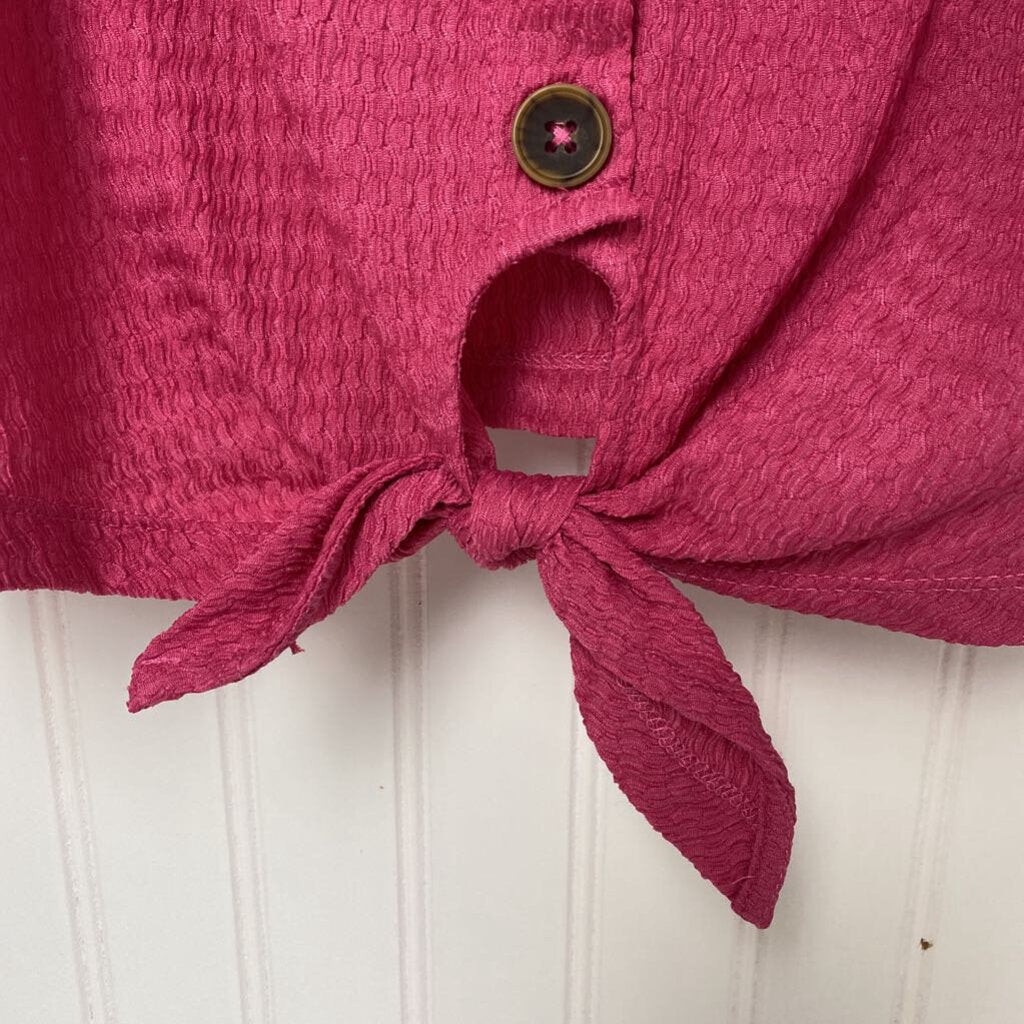 BUTTON DOWN SLEEVLESS