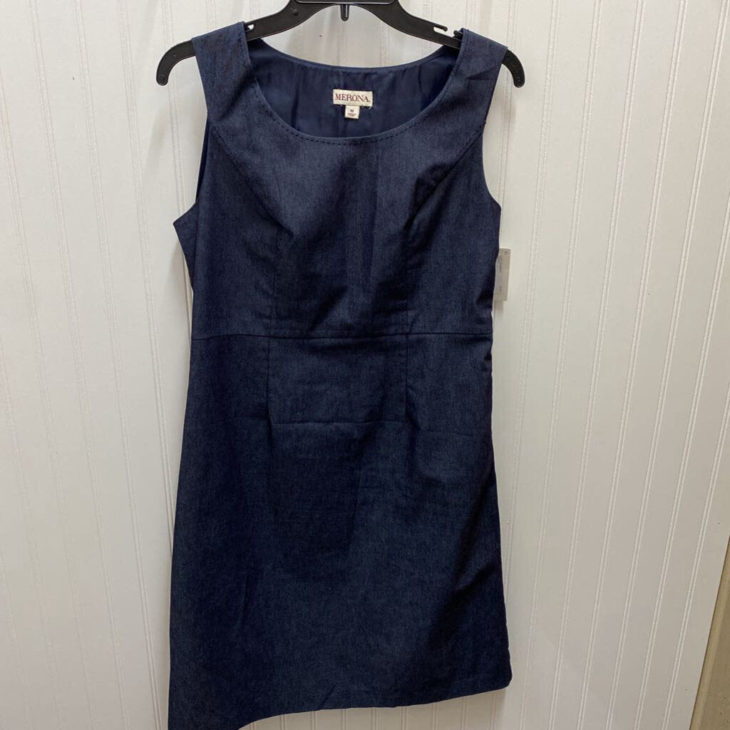 DARK DENIM TANK DRESS