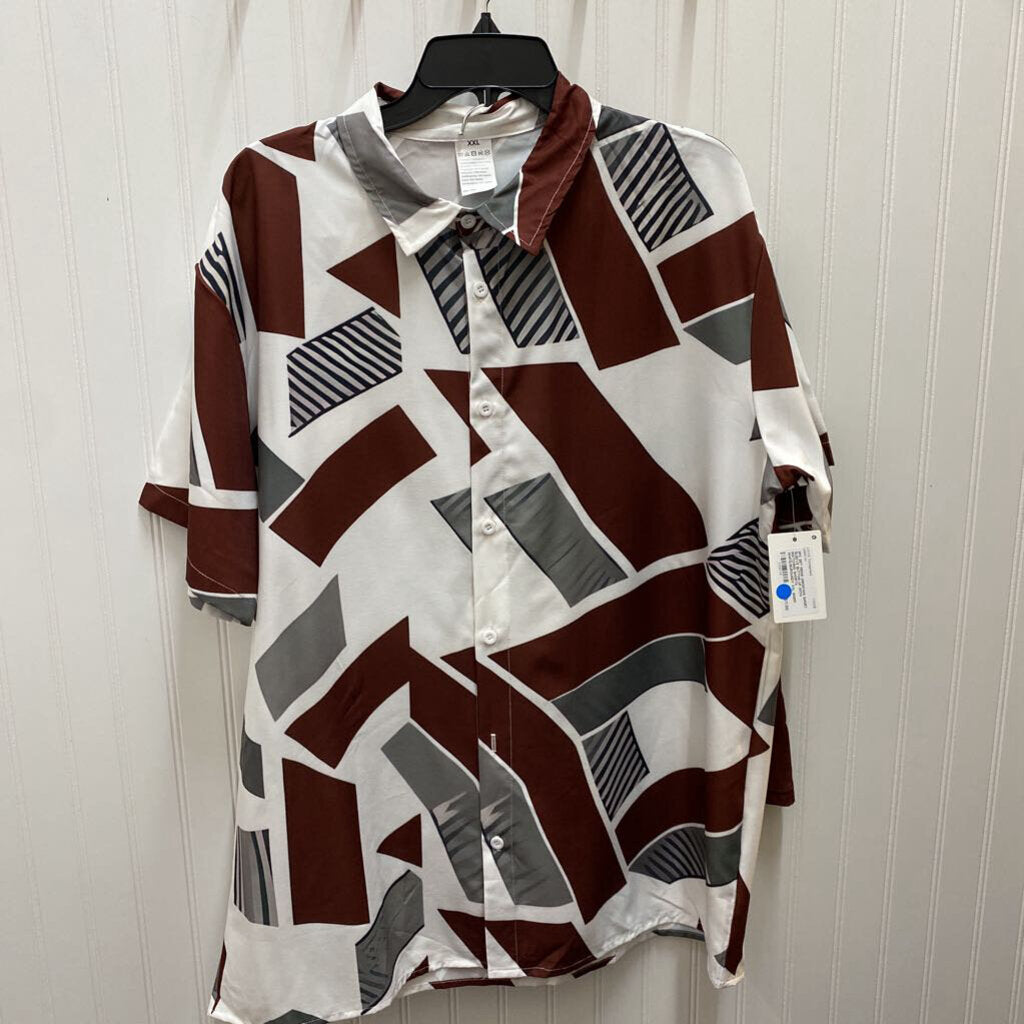 SHORT SLEEVE BUTTON UP WITH MATCHING SHORTS