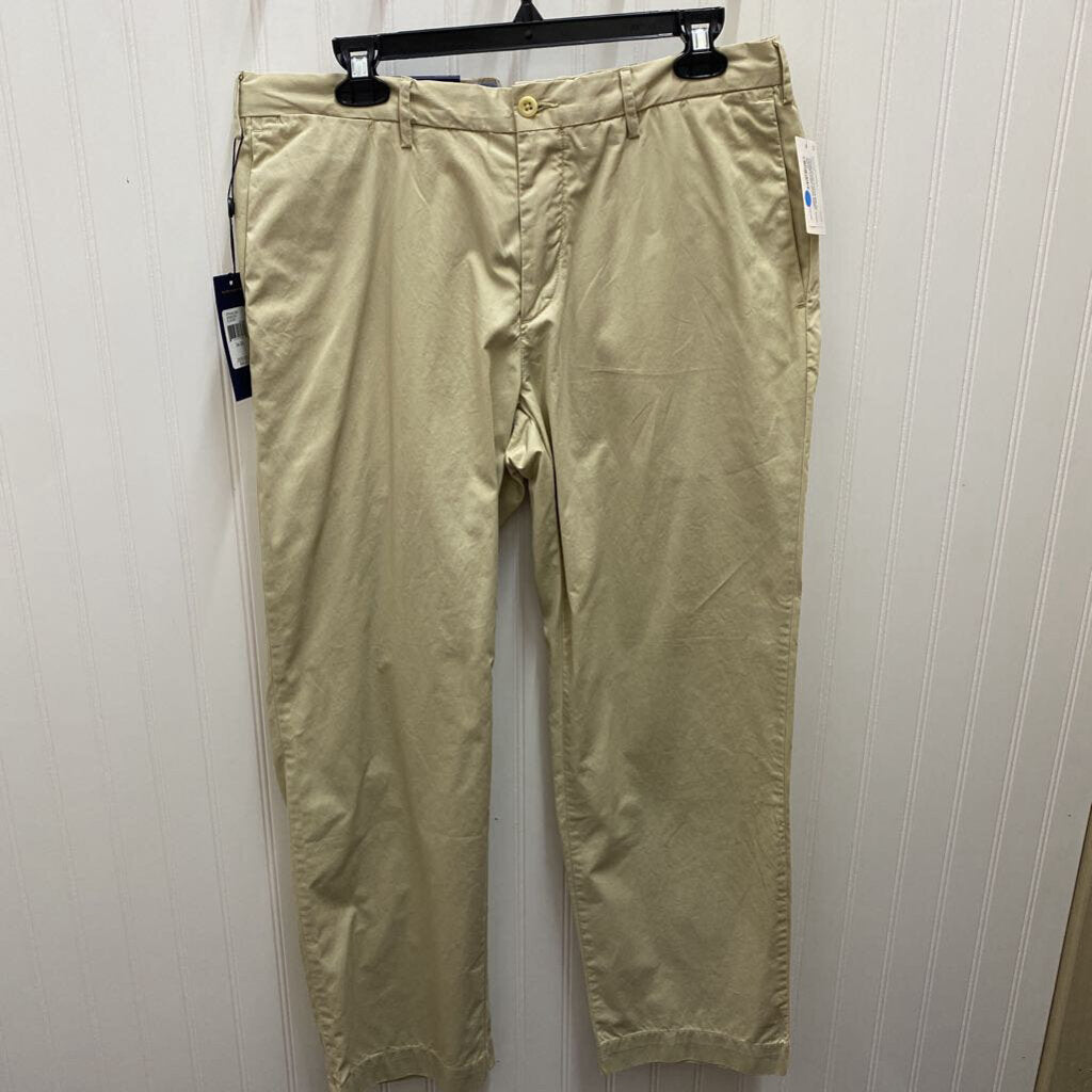 FLAT FRONT KHAKI PANTS
