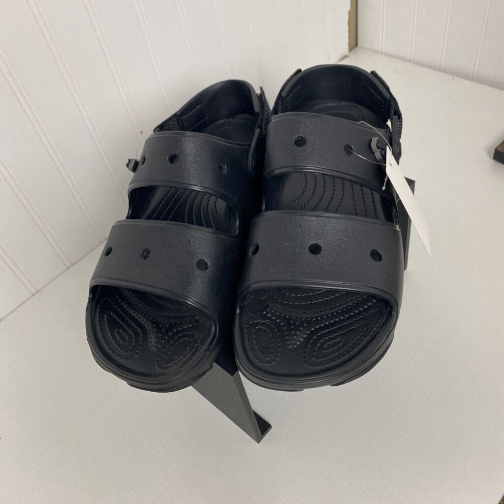 2 STRAP CROC SANDLES