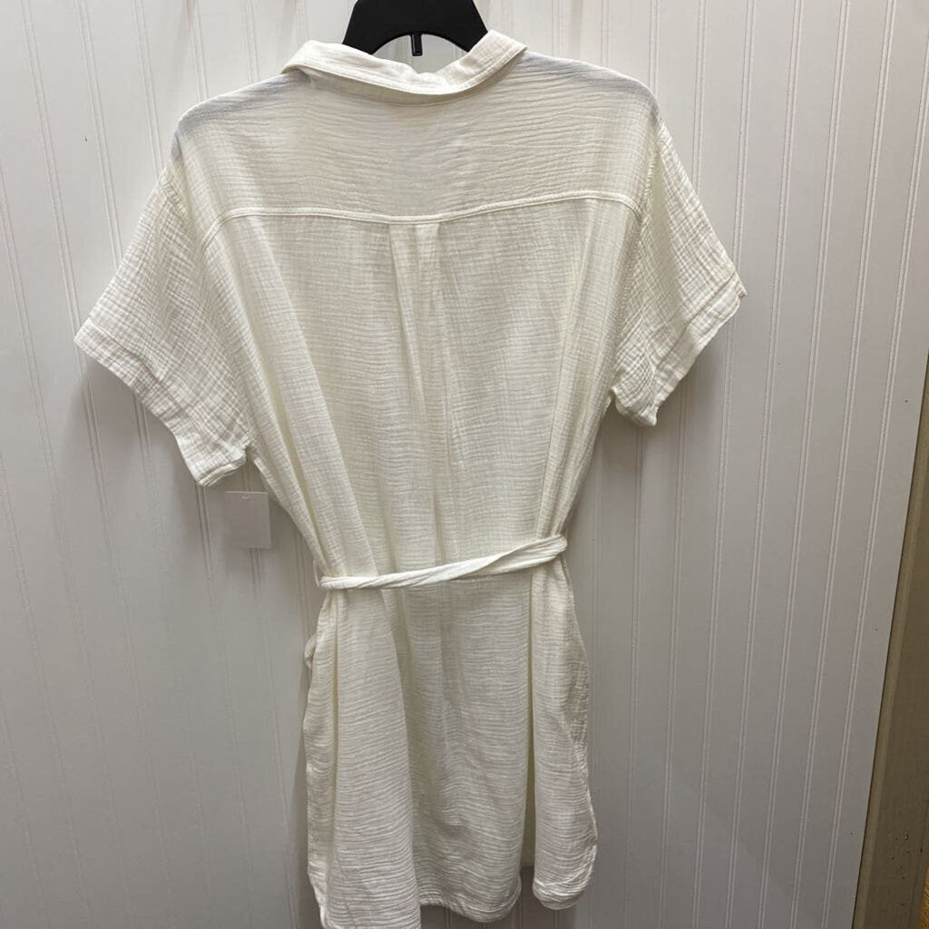 SHORT SLEEVED SHIRT DRESS