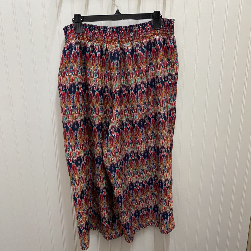 ELASTIC WAIST PLAZO PANTS