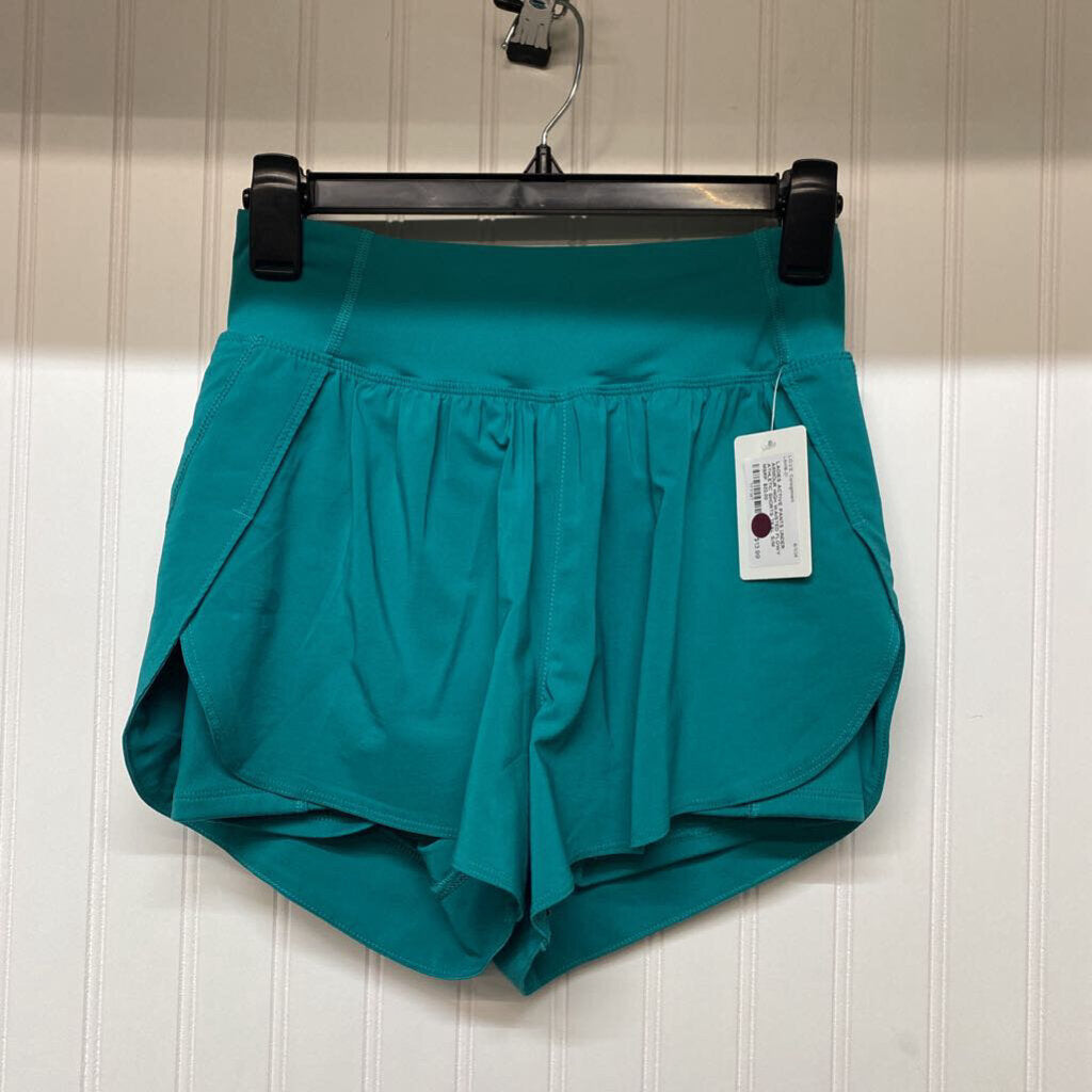HIGH WAISTED FLOWY ATHLETIC SHORTS