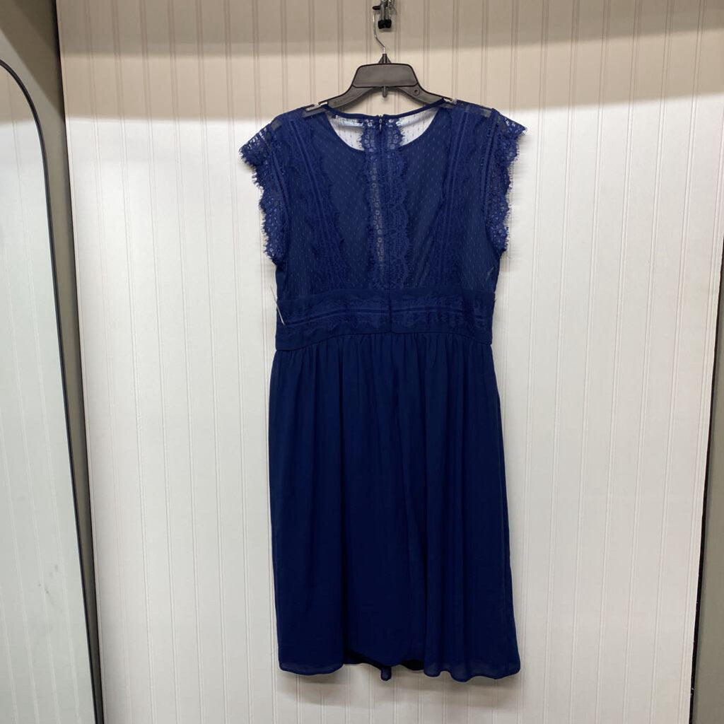 SLEEVELESS LACE DRESS