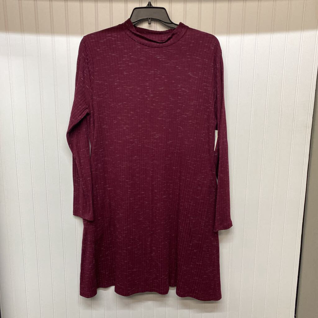 LONG SLEEVE LONG KNIT DRESS