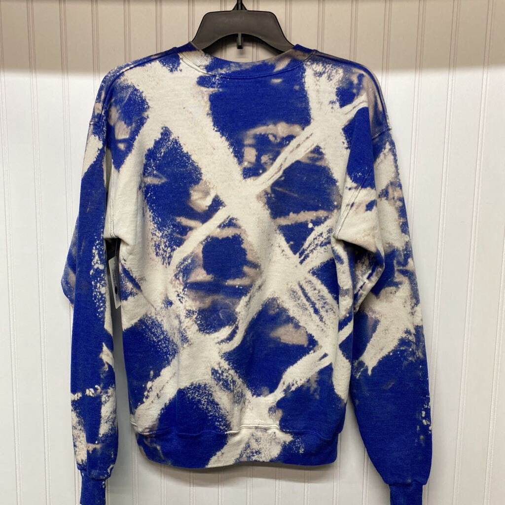 BLEACHED "#BASEBALLMOM" GRAPHIC SWEATSHIRT