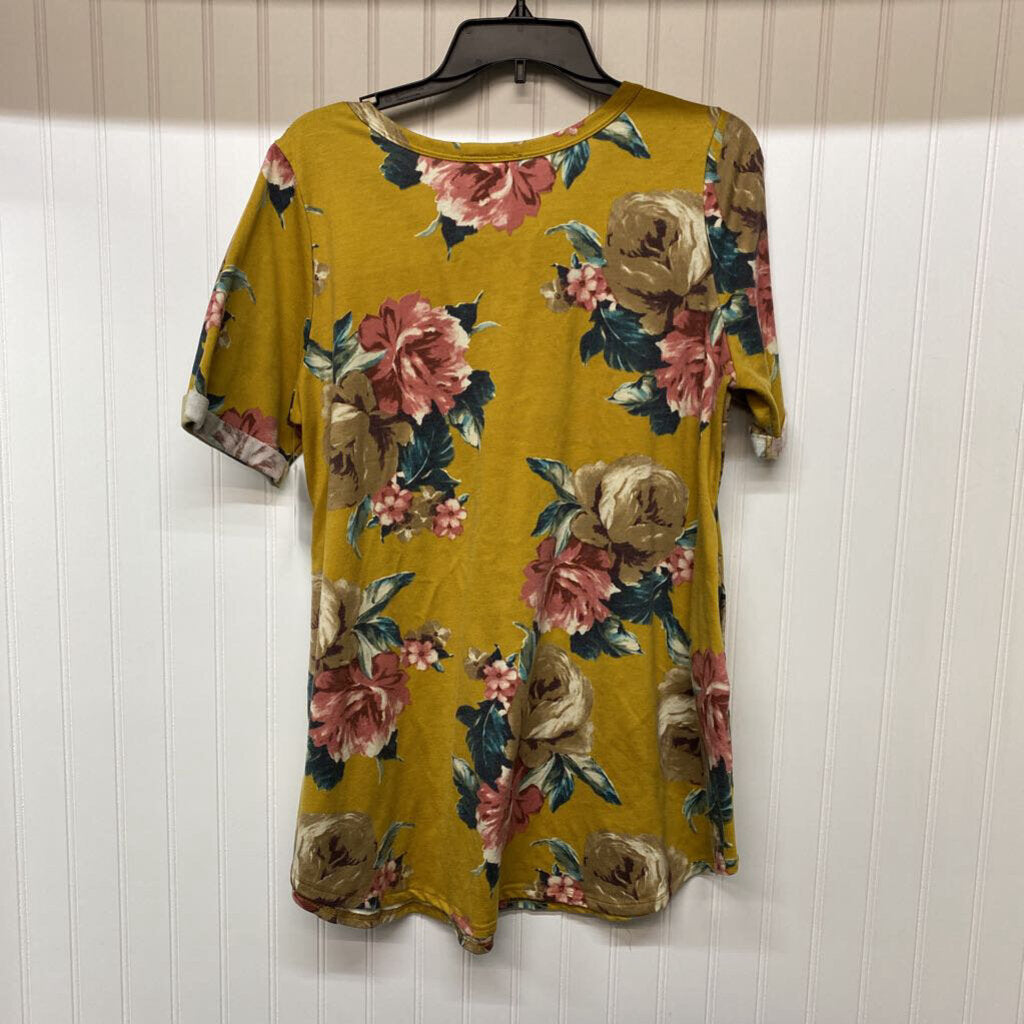 SHORT SLEEVE SHORT PRINTED DRESS