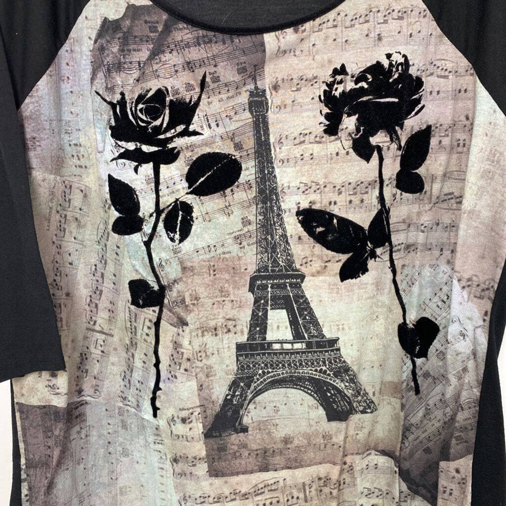 GRAPHIC 3/4 SLEEVED
