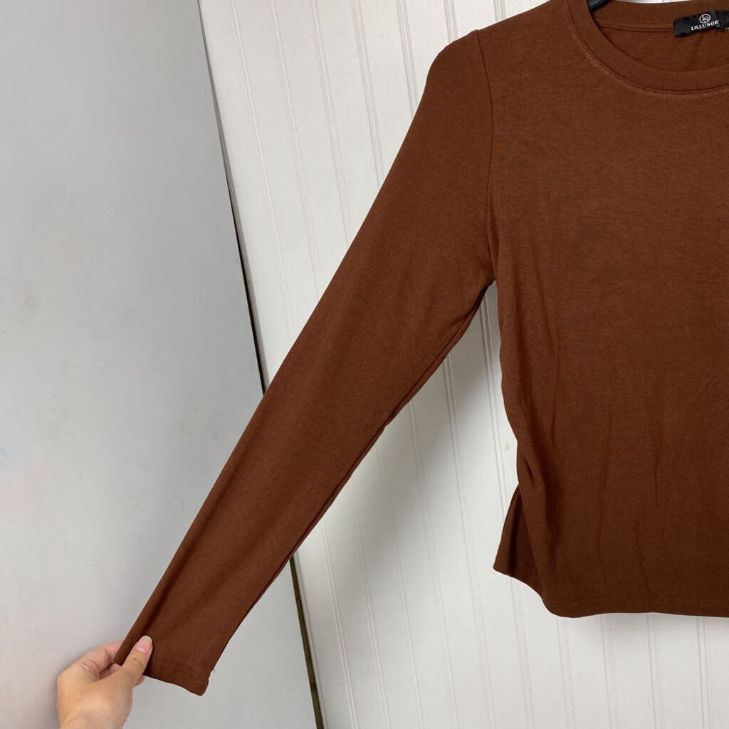 GATHERED SIDES LONG SLEEVED