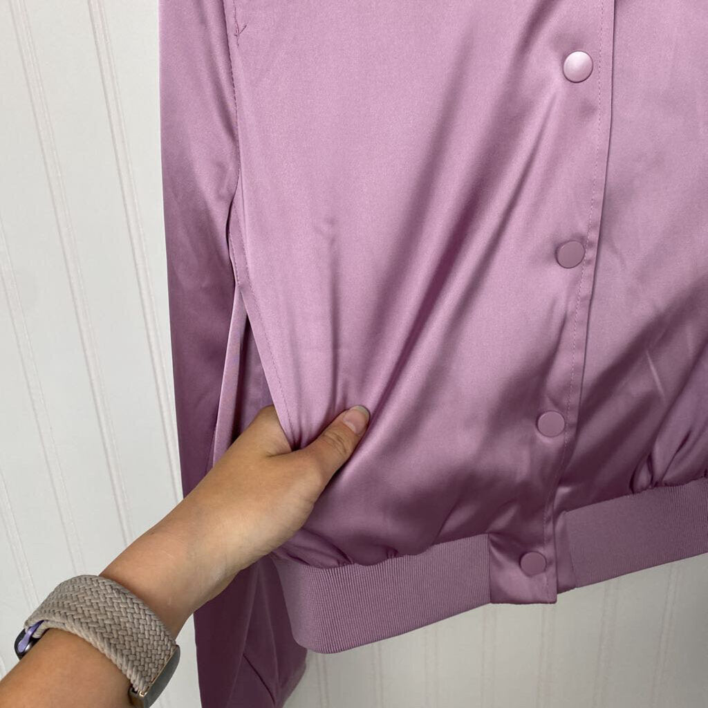 SATIN WAIST LENGTH JACKET
