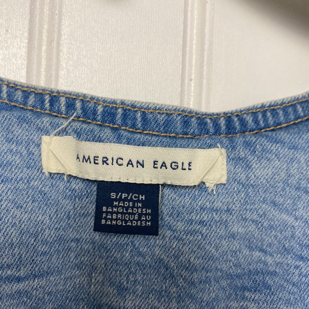 CROPPED DENIM VEST