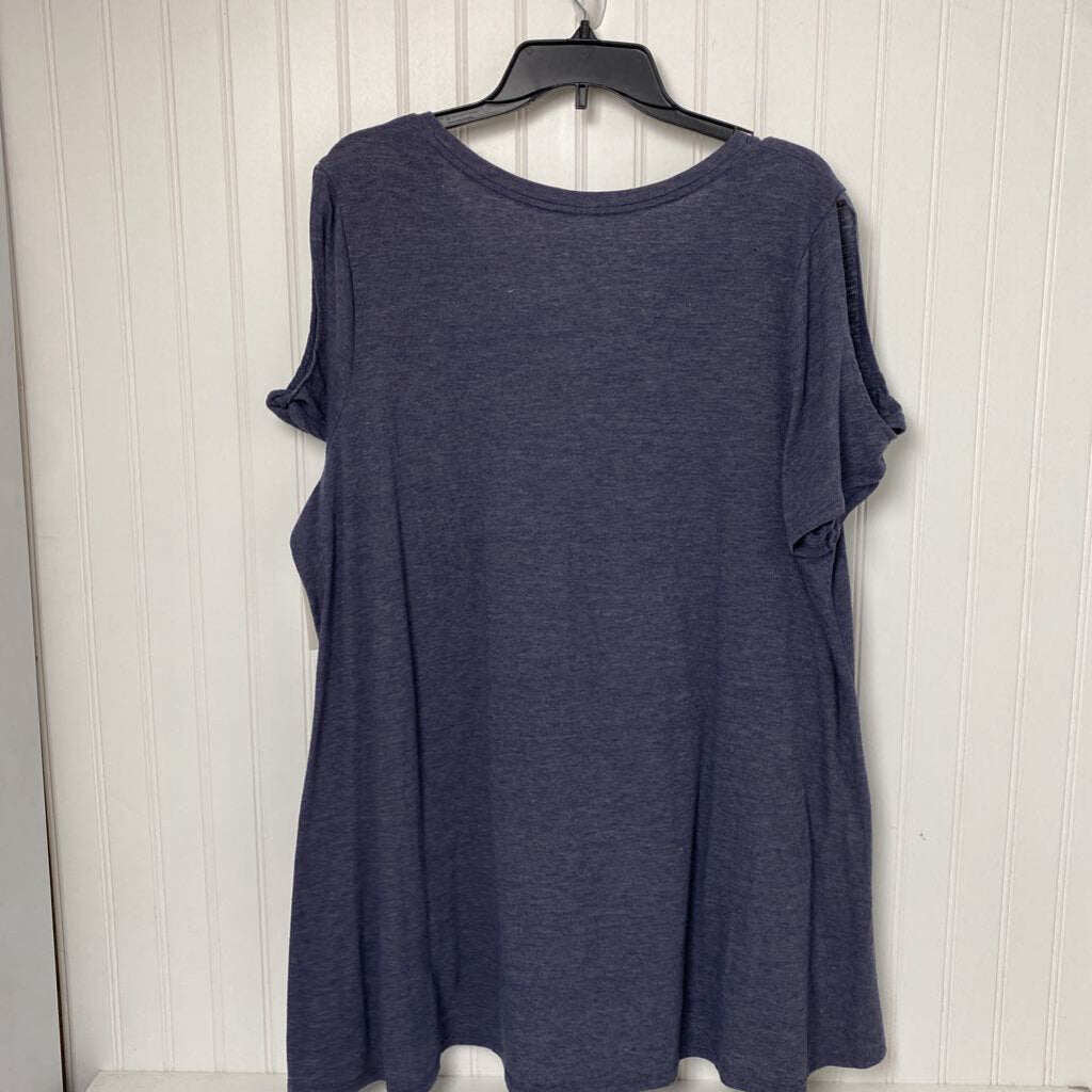 OPEN SLEEVED TOP