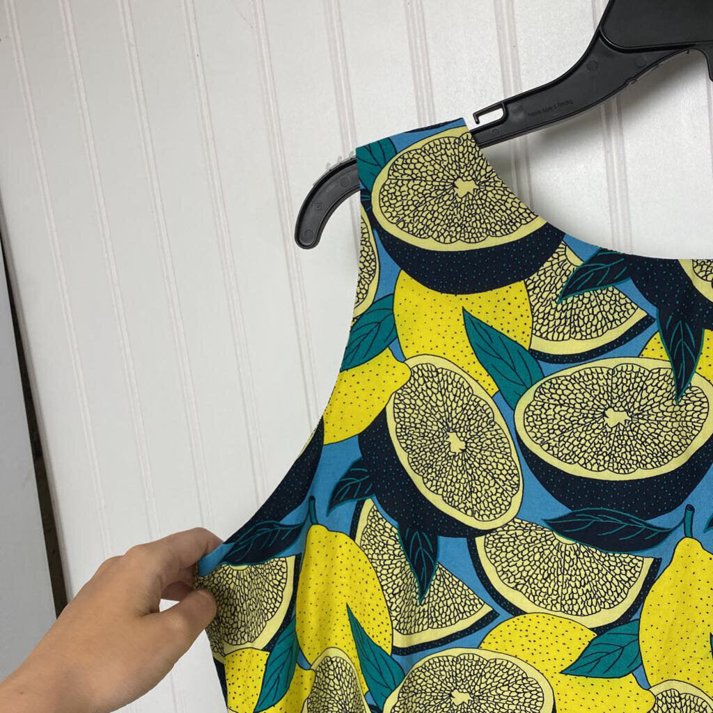 LEMON PRINT SLEEVLESS