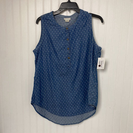 DENIM SLEEVLESS TOP