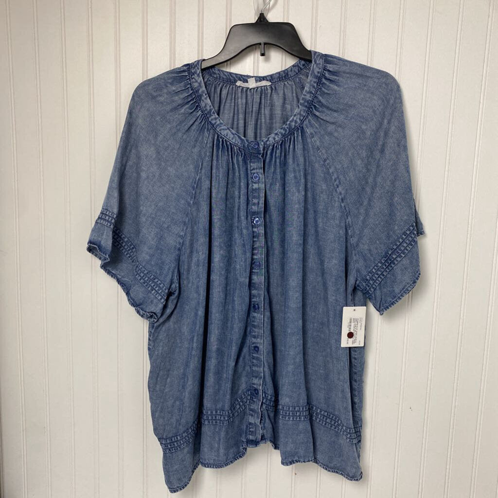 DENIM SHORT SLEEVED