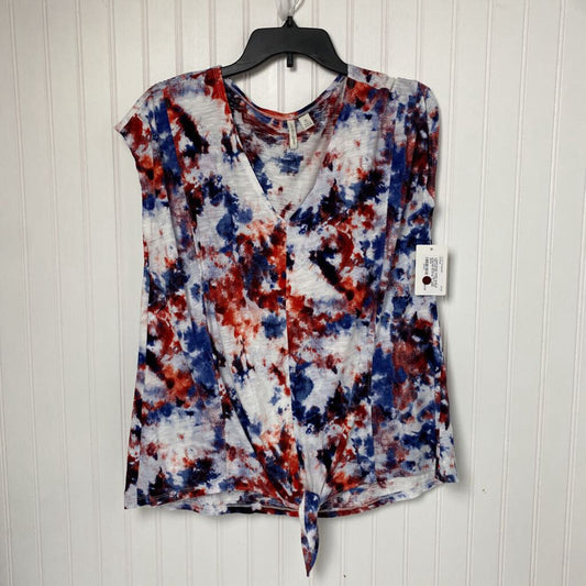 V NECK CAP SLEEVED