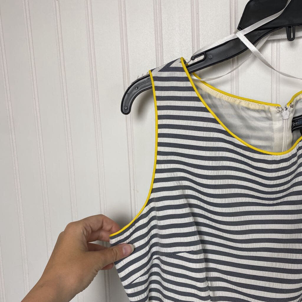 STRIPED SLEEVLESS DRESS