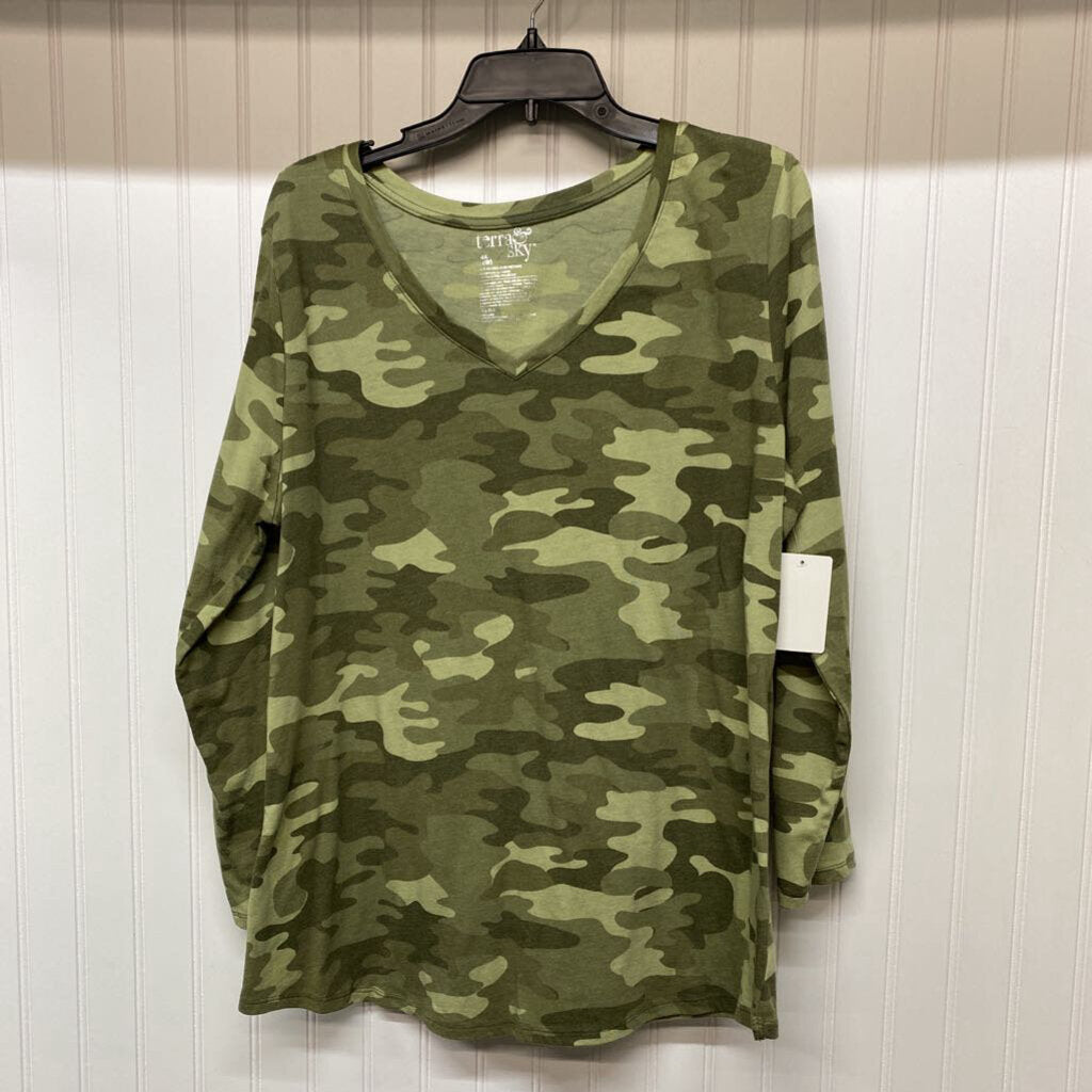 LONG SLEEVE KNIT TOP