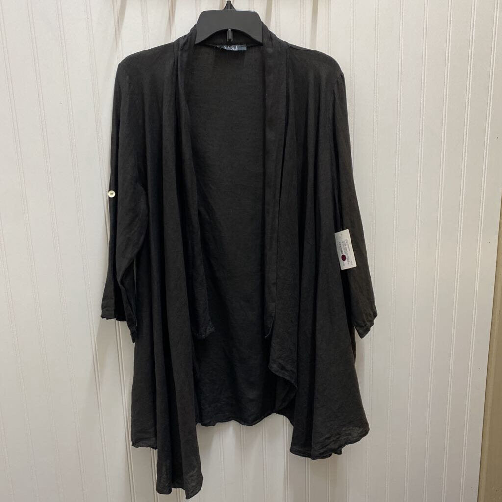 LINEN FLOWY CARDIGAN