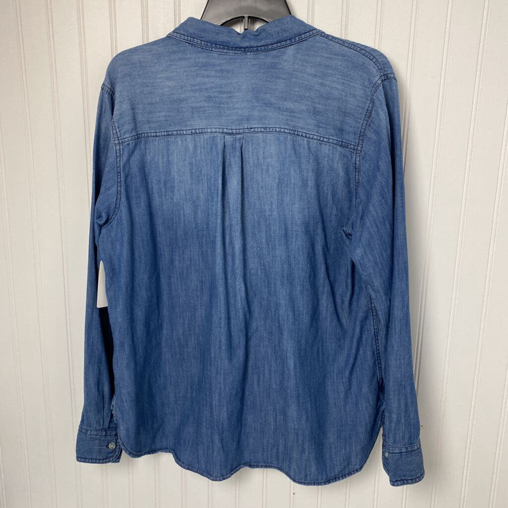 LONG SLEEVE DENIM BUTTON UP