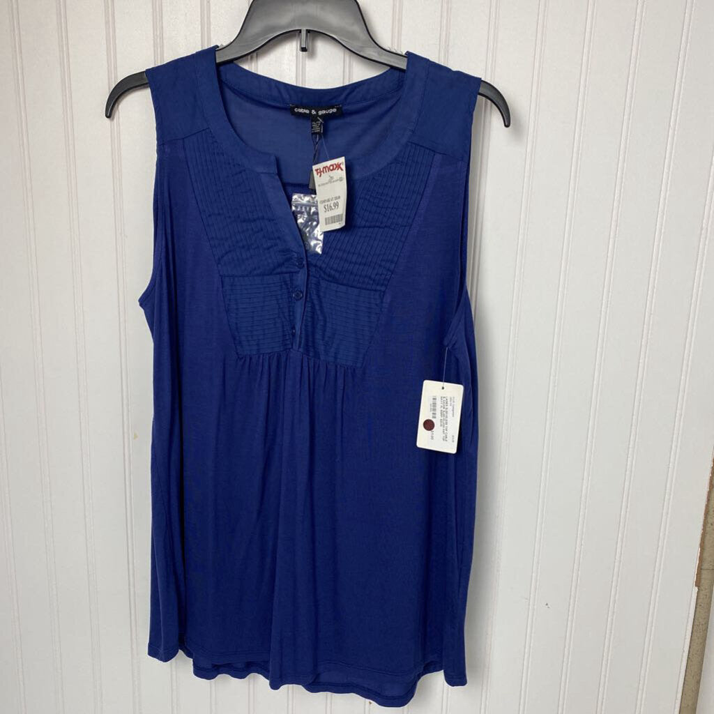 SLEEVELESS KNIT TOP