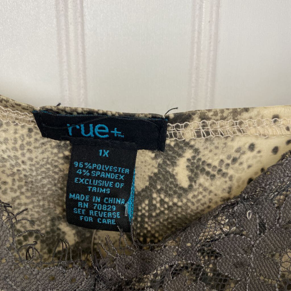 SNAKE PRINT TANK TOP