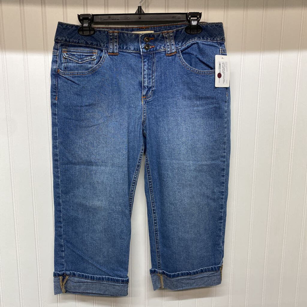 LADIES DENIM CAPRIS