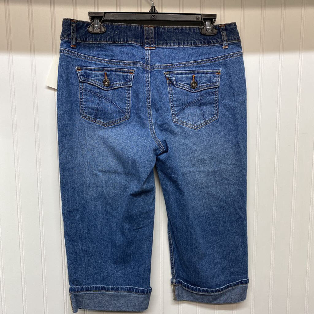 LADIES DENIM CAPRIS