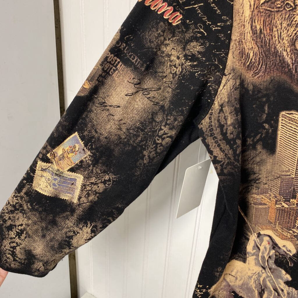 LONG SLEEVE EMBELLISHED TEE
