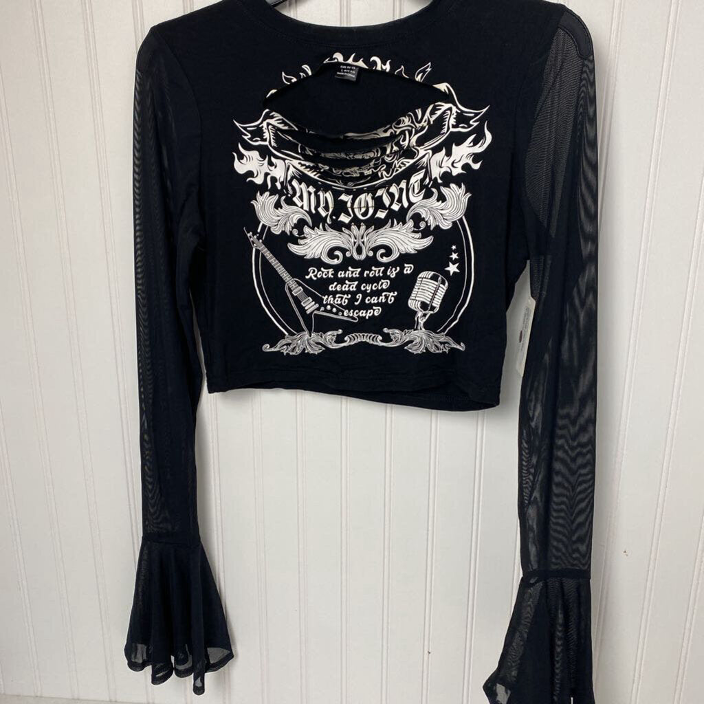 LONG SLEEVE CROPPED TEE