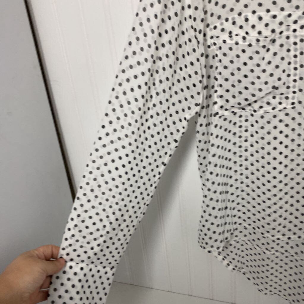 LONG SLEEVE SHEER BUTTON UP