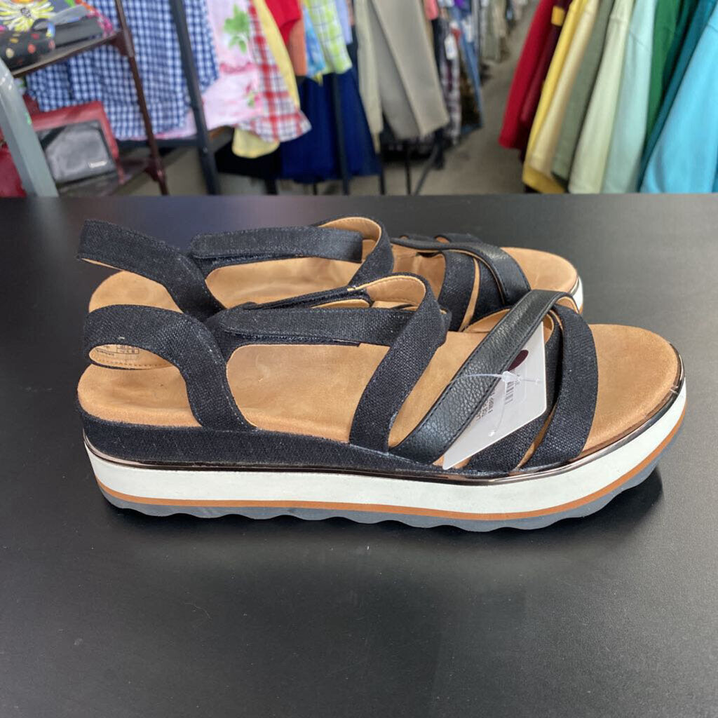 OPEN TOE PLATFORM SANDALS