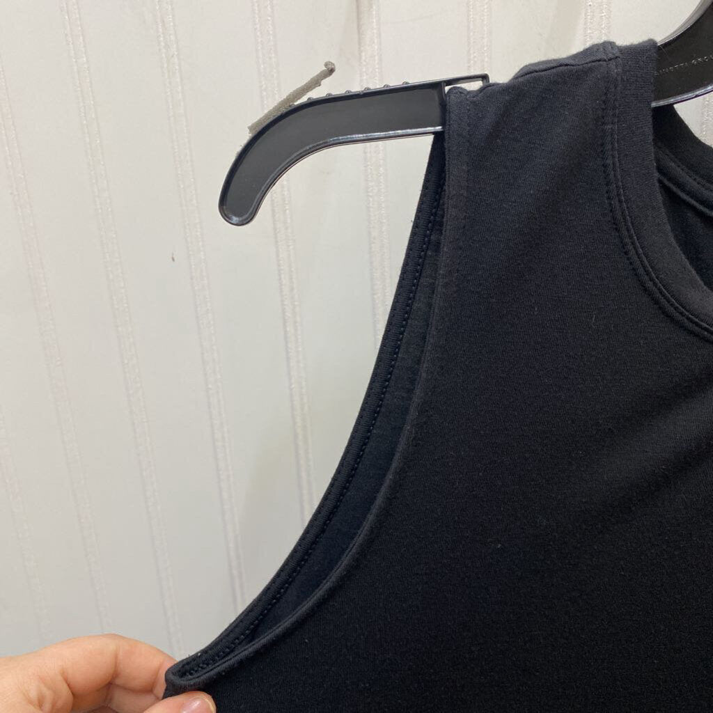 BLACK ACTIVE TANK TOP