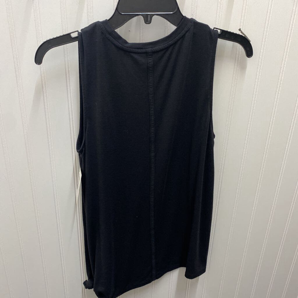 BLACK ACTIVE TANK TOP
