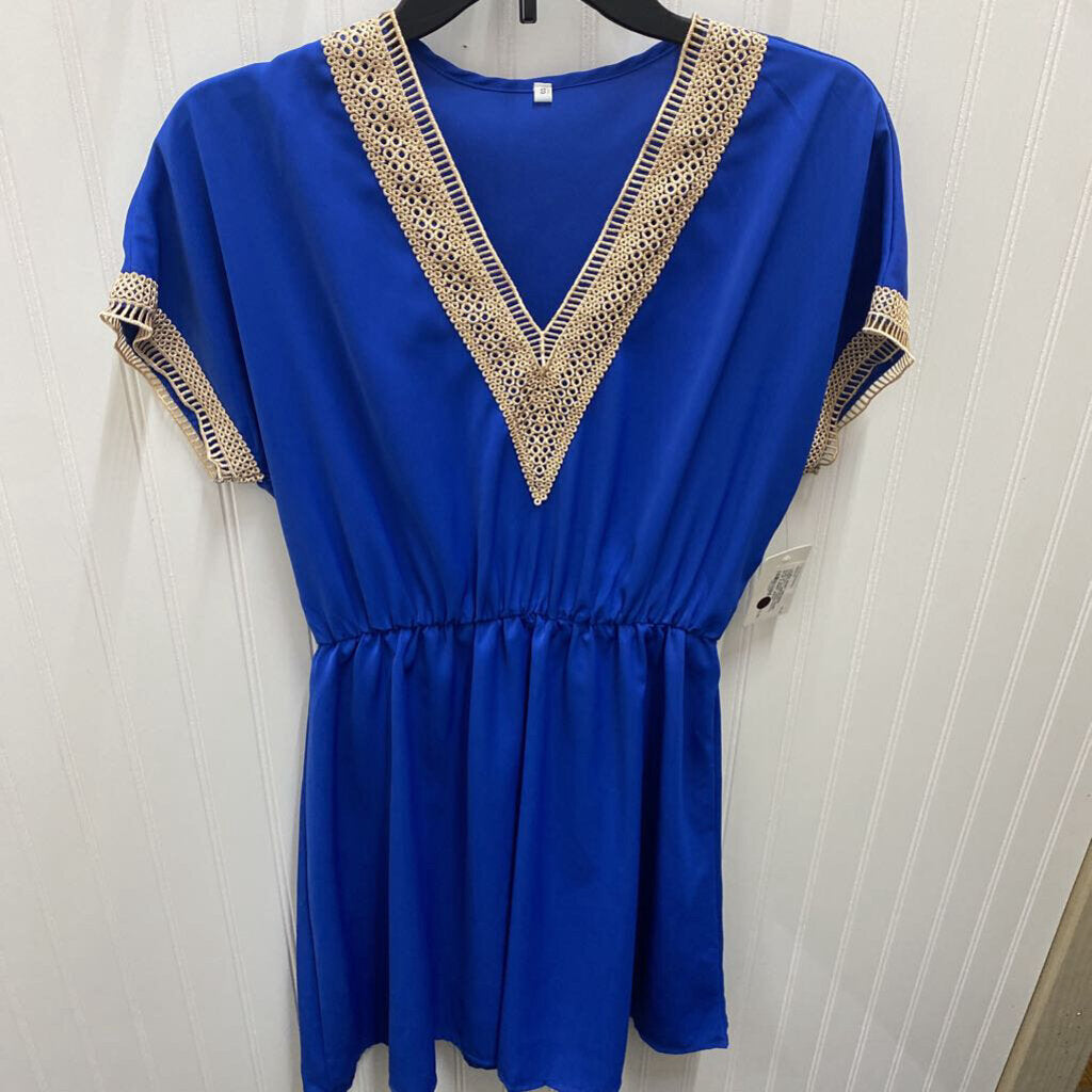 SHORT SLEEVE SHORT DRESS