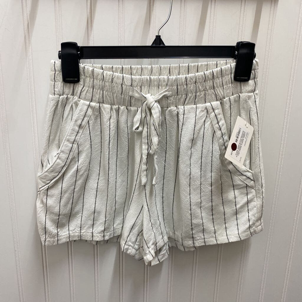 STRIPED DRAWSTRING SHORTS