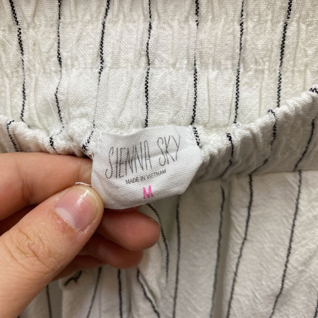 STRIPED DRAWSTRING SHORTS