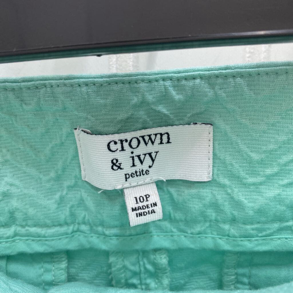 SCALLOPED HEM SHORTS