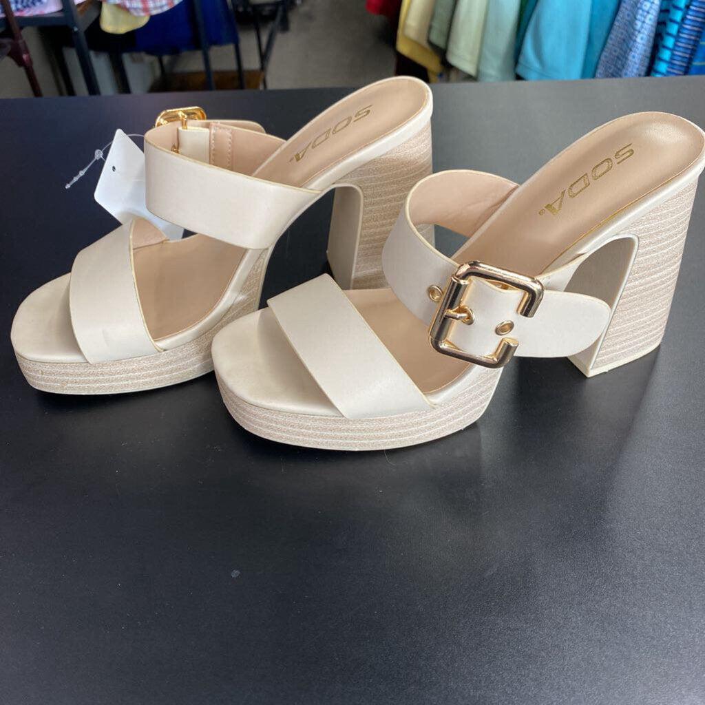OPEN TOED HEELS