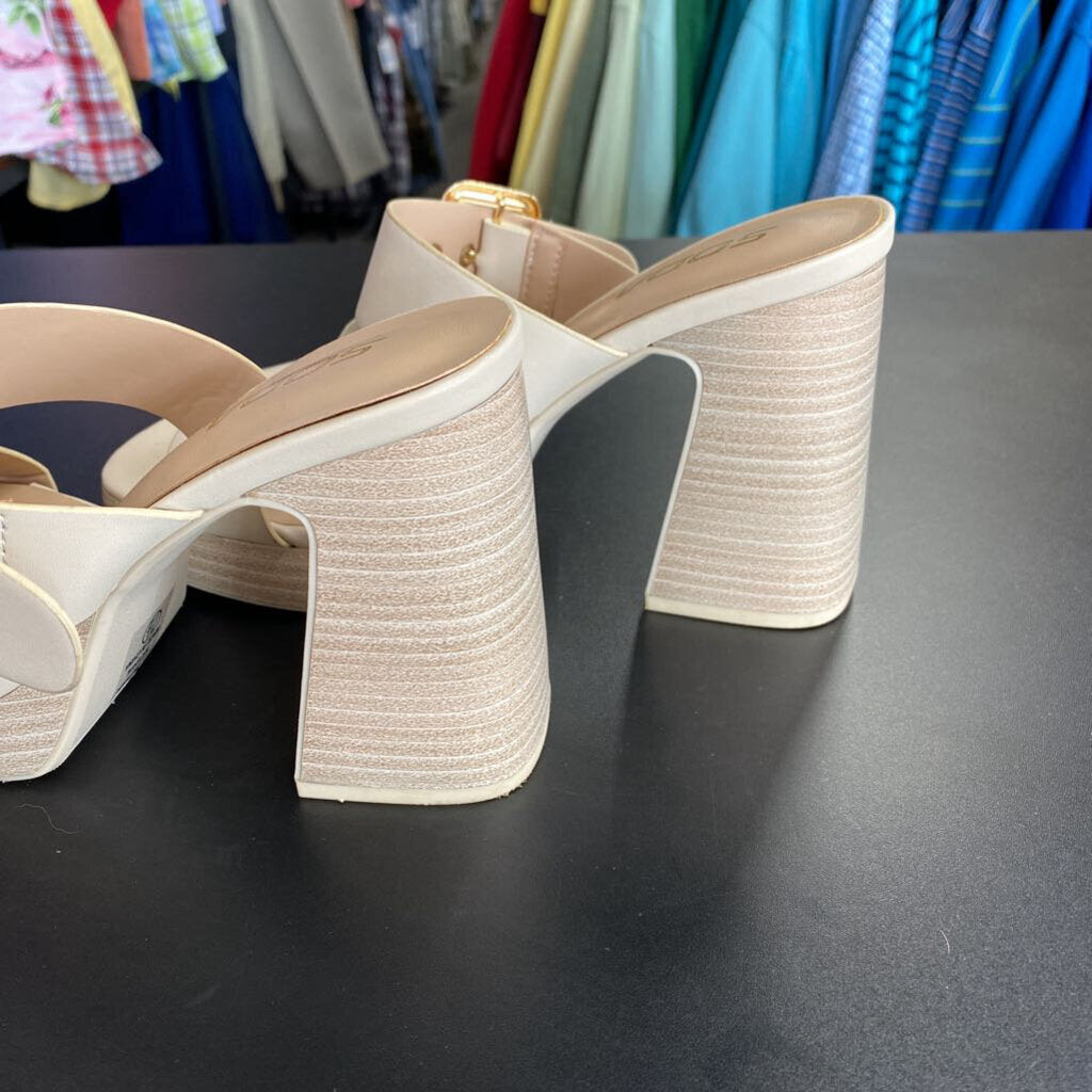 OPEN TOED HEELS