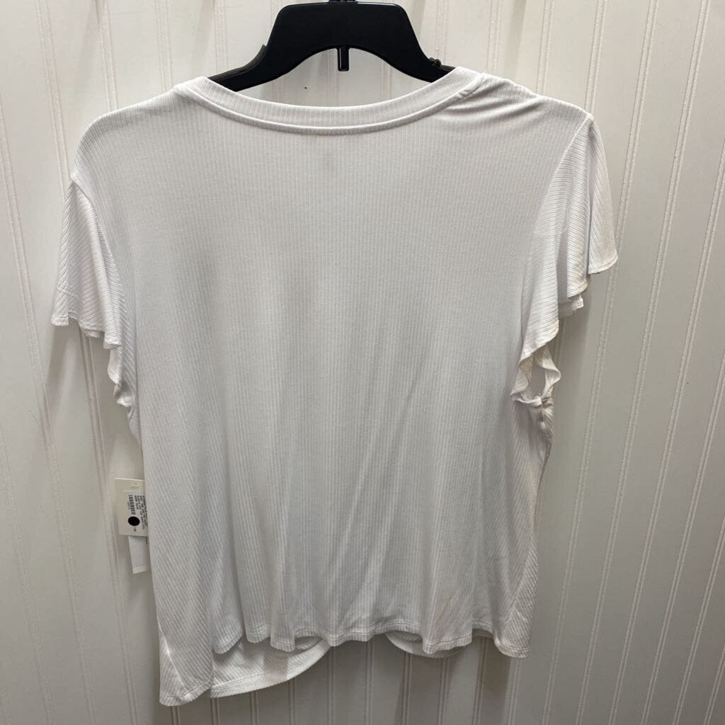 SHORT SLEEVE KNIT TOP