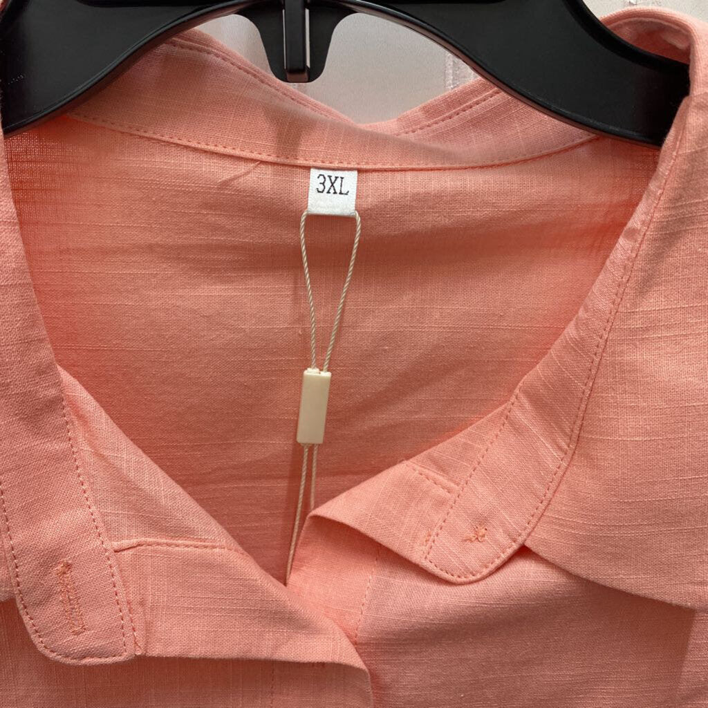 LONG SLEEVE LINEN BUTTON UP